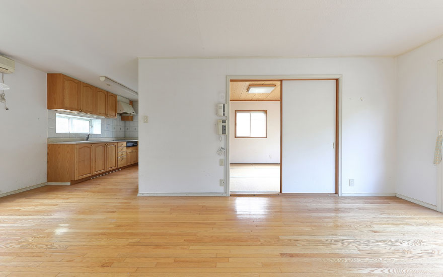 施工事例③フローリングリペア