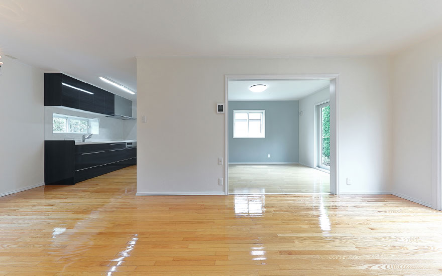 施工事例③フローリングリペア